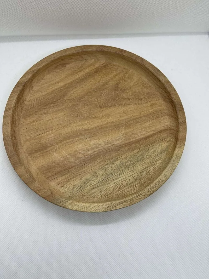 Assiette creuse en bois 19 cm